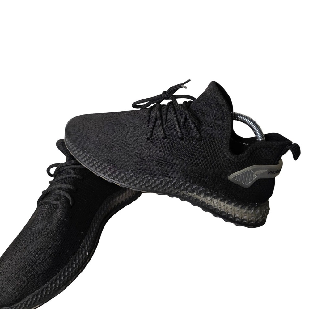 PONY Product of New York Men's‎ Black Knit Sneakers Walking 42EU 9US